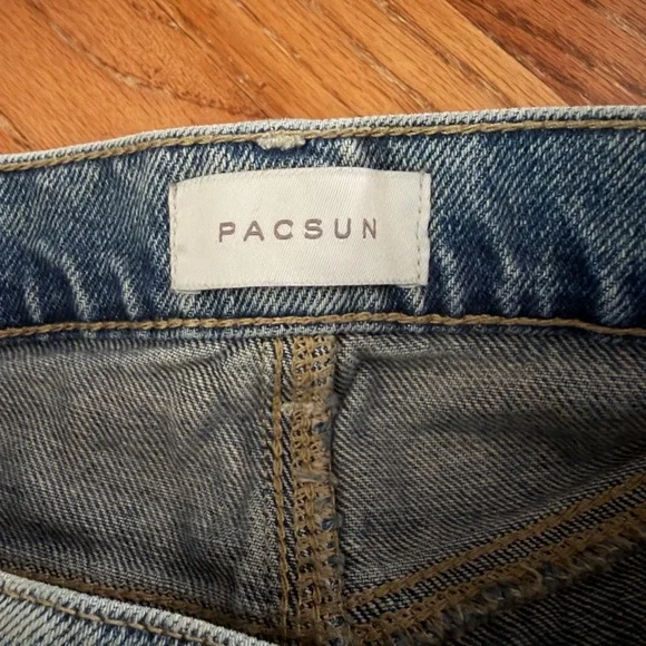 Pac Sun Denim Pants/Jeans, size 25, Jordyn Low Rise Straight Leg, worn one time - Picture 5 of 5